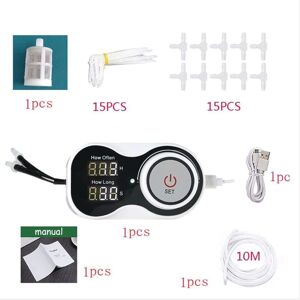 Gotrays - Indoor Self Watering Kit, Automatic Drip Irrigation Kit for Up to 15 Plants, Indoor Plant Drip Irrigation Kit, Automatic Watering Kit with Gotrays - Indoor Self Watering Kit, Automatic Drip Irrigation Kit for Up to 15 Plants, Indoor Plant Drip Irrigation Kit, Automatic Watering Kit with