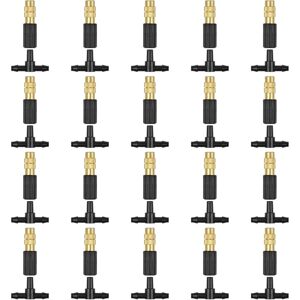 Tinor - Irrigation Nozzle, Adjustable Copper Atomizing Nozzle, 47 Hose Connection, Micro Nozzle, Drip Irrigation Sprayer, Garden Cooling, Irrigation Tinor - Irrigation Nozzle, Adjustable Copper Atomizing Nozzle, 47 Hose Connection, Micro Nozzle, Drip Irrigation Sprayer, Garden Cooling, Irrigation