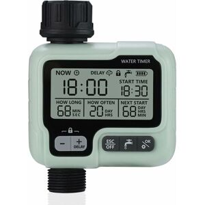 Dewdat - Johgee Automatic Watering Timer Drip Watering Timer, Waterproof and Used Outdoors, Multiple Modes, Irrigation for Garden Farm Lawn Flower Dewdat - Johgee Automatic Watering Timer Drip Watering Timer, Waterproof and Used Outdoors, Multiple Modes, Irrigation for Garden Farm Lawn Flower