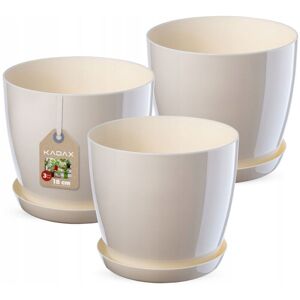 KADAX flower pot, planter set with saucer, plastic flower pot, round planter for KADAX flower pot, planter set with saucer, plastic flower pot, round planter for