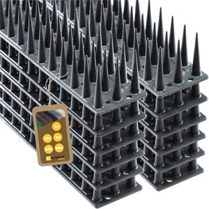 KADAX plastic bird deterrent, 51 x 4 x 3.5 cm, animal repellent, 12, anthracite KADAX plastic bird deterrent, 51 x 4 x 3.5 cm, animal repellent, 12, anthracite