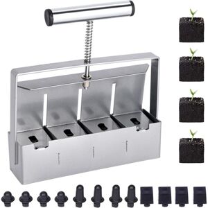 TORMATOR Manual soil blocker for 5.1 cm soil blocks, Micro manual soil blocker, Soil blocker set for seeds, seedling block press TORMATOR Manual soil blocker for 5.1 cm soil blocks, Micro manual soil blocker, Soil blocker set for seeds, seedling block press