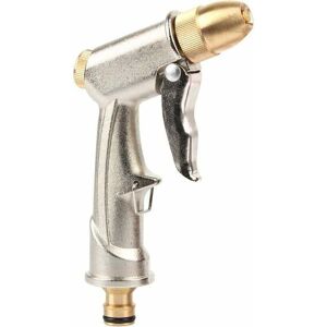 YMYNY Metal Garden Hose Gun, High Pressure Water Gun, Garden Water Gun, for Washing Car, Pets, Garden, Lawn, Yard 1pc (Satin Copper Plating) mumu YMYNY Metal Garden Hose Gun, High Pressure Water Gun, Garden Water Gun, for Washing Car, Pets, Garden, Lawn, Yard 1pc (Satin Copper Plating) mumu