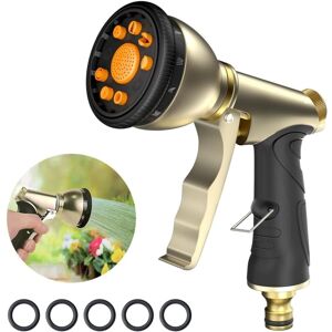 WOIYIC Metal Watering Gun, Garden Sprayer, 9 Watering Modes Watering Gun High Pressure Garden Sprayer WOIYIC Metal Watering Gun, Garden Sprayer, 9 Watering Modes Watering Gun High Pressure Garden Sprayer