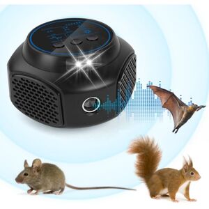 Aiperq - Mouse Repellent, 360° Ultrasonic Mouse and Rat Repellent with Flashing Light, Indoor Mole Repellent, 300m2 Long Range Ultrasonic Mouse and Aiperq - Mouse Repellent, 360° Ultrasonic Mouse and Rat Repellent with Flashing Light, Indoor Mole Repellent, 300m2 Long Range Ultrasonic Mouse and