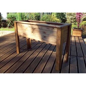 Multi Pack of 2 - Large Wiltshire (Raised) Trough - Redwood - L47.5 x W109 x H72 - Minimal Assembly Required Multi Pack of 2 - Large Wiltshire (Raised) Trough - Redwood - L47.5 x W109 x H72 - Minimal Assembly Required