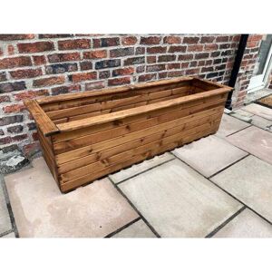 Multi Pack of 2 - The Willoughby Extra Large Sleeper Trough - Wood - L48 x W161 x H45.5 cm Multi Pack of 2 - The Willoughby Extra Large Sleeper Trough - Wood - L48 x W161 x H45.5 cm