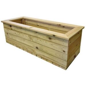 Multi Pack of 3 - Deluxe Large Trough Planter - Timber - L40 x W100 x H32 cm - Fully Assembled Multi Pack of 3 - Deluxe Large Trough Planter - Timber - L40 x W100 x H32 cm - Fully Assembled