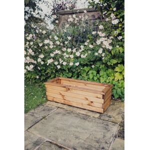 Multi Pack of 3 - Valley Trough Large - Timber Garden Planter - L39 x W100 x H32 cm Multi Pack of 3 - Valley Trough Large - Timber Garden Planter - L39 x W100 x H32 cm
