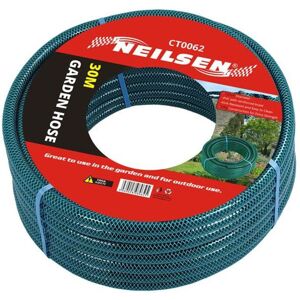 Neilsen Reinforced PVC Rubber Garden Water Kink Resistant Hose Pipe 30m 3 layer Neilsen Reinforced PVC Rubber Garden Water Kink Resistant Hose Pipe 30m 3 layer
