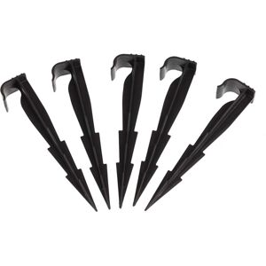 Tinor - Pack of 100 AquaPEG Fixing Stakes for Drip Line, Irrigation Pipes and Dripper Pipes Tinor - Pack of 100 AquaPEG Fixing Stakes for Drip Line, Irrigation Pipes and Dripper Pipes
