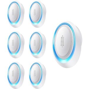 ODIPIE Pack of 6 Indoor Pest Control - Mouse Repellent - Ultrasonic Mouse and Rat Repellent - Anti Mouse - Effective Pest Control for Rodents, Mosquitoes, ODIPIE Pack of 6 Indoor Pest Control - Mouse Repellent - Ultrasonic Mouse and Rat Repellent - Anti Mouse - Effective Pest Control for Rodents, Mosquitoes,