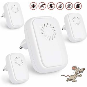SNQ Pack Ultrasonic Mosquito Repellent, Electric Repeller for Reptiles and Other Insects, Effective Against Indoor Bugs, Mosquitoes, Cockroaches and SNQ Pack Ultrasonic Mosquito Repellent, Electric Repeller for Reptiles and Other Insects, Effective Against Indoor Bugs, Mosquitoes, Cockroaches and