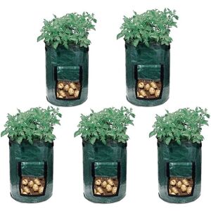 Ymyny - pcs 10 Gallon Outdoor Vegetable Grow Bags Fertilizer Planter Bags 35x45cm Ymyny - pcs 10 Gallon Outdoor Vegetable Grow Bags Fertilizer Planter Bags 35x45cm