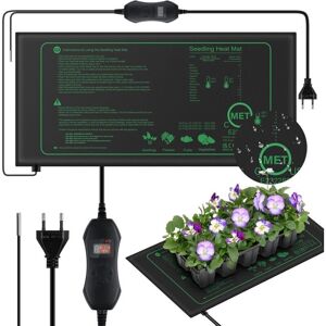 Plant heating mat with thermostat for seedlings, animals and reptiles, 50W heating mat for germination and temperature regulation Plant heating mat with thermostat for seedlings, animals and reptiles, 50W heating mat for germination and temperature regulation
