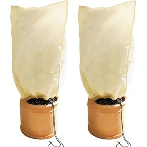 Memkey - Plant winter cover, 2 pieces plant winter cover, plant cover for frost protection to protect sensitive potted plants from frost, wind and Memkey - Plant winter cover, 2 pieces plant winter cover, plant cover for frost protection to protect sensitive potted plants from frost, wind and