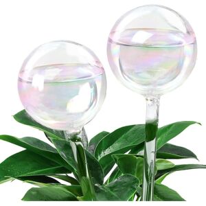 Groofoo - Plant Watering Globes, 2pcs Plant Automatic Water Bulbs Flower Self Feeder Balls Irrigation Device Auto Waterer Planter Insert Stakes for Groofoo - Plant Watering Globes, 2pcs Plant Automatic Water Bulbs Flower Self Feeder Balls Irrigation Device Auto Waterer Planter Insert Stakes for