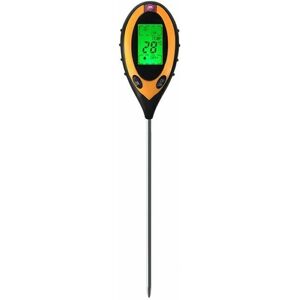 Odipie - Professional Soil ph Meter, 4-in-1 lcd Display, Temperature, Humidity, Solar ph Garden Sunlight Tester for Gardening with Backlight, 1 Pack Odipie - Professional Soil ph Meter, 4-in-1 lcd Display, Temperature, Humidity, Solar ph Garden Sunlight Tester for Gardening with Backlight, 1 Pack