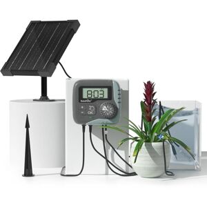 COOCHEER RAINPOINT Automatic solar irrigation system 45 l/h with programmable timer, 2600 mAh battery, for up to 15 potted plants in garden, balcony and COOCHEER RAINPOINT Automatic solar irrigation system 45 l/h with programmable timer, 2600 mAh battery, for up to 15 potted plants in garden, balcony and
