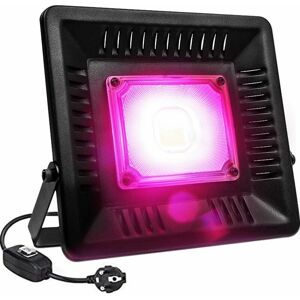 DEWDAT Relassy Grow Light, 50W led Horticultural Lamp, cob Indoor Plant Light IP67 Waterproof, Growing led Grow Light for Hydroponics, Indoor Plants and DEWDAT Relassy Grow Light, 50W led Horticultural Lamp, cob Indoor Plant Light IP67 Waterproof, Growing led Grow Light for Hydroponics, Indoor Plants and