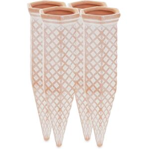 Relaxdays Clay Watering Spikes, Set of 4, Stakes for 1.5 L Plastic Bottles, Indoor & Outdoor Plants, Pattern, Terracotta Relaxdays Clay Watering Spikes, Set of 4, Stakes for 1.5 L Plastic Bottles, Indoor & Outdoor Plants, Pattern, Terracotta