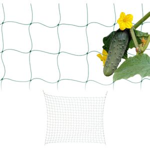 Relaxdays 2x Trellis Nets, 180 x 360 cm Cucumber & Flowers Climbing Support, Garden & Greenhouse, Mesh Size 10 cm, Green Relaxdays 2x Trellis Nets, 180 x 360 cm Cucumber & Flowers Climbing Support, Garden & Greenhouse, Mesh Size 10 cm, Green