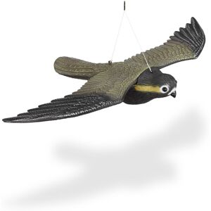 Relaxdays - Falcon Bird Repellent, Flying Bird of Prey Decoy Scarecrow, Life Sized, Multicolour Relaxdays - Falcon Bird Repellent, Flying Bird of Prey Decoy Scarecrow, Life Sized, Multicolour