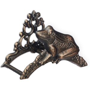 Relaxdays - Hose Pipe Holder, Frog, Cast Iron, Vintage Look, Wall-Mounted Hosepipe Hanger, 18.5 x 26.5 x 16.5 cm, Bronze Relaxdays - Hose Pipe Holder, Frog, Cast Iron, Vintage Look, Wall-Mounted Hosepipe Hanger, 18.5 x 26.5 x 16.5 cm, Bronze