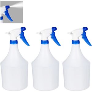 Set of 12 Relaxdays Plant Spray Bottles, Adjustable Nozzle, 1 Litre with Scale, Plastic, Flower Sprayer, White/Blue Set of 12 Relaxdays Plant Spray Bottles, Adjustable Nozzle, 1 Litre with Scale, Plastic, Flower Sprayer, White/Blue