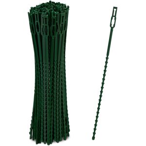 Relaxdays - Plant Ties, Set of 800, 23cm, Adjustable Flower Holders, Reusable, Fixing Flowers, for Gardening & Home, Green Relaxdays - Plant Ties, Set of 800, 23cm, Adjustable Flower Holders, Reusable, Fixing Flowers, for Gardening & Home, Green
