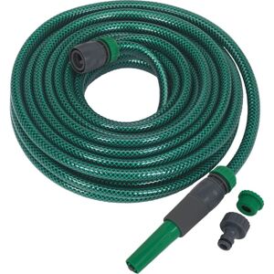 Sealey GH15R/12 Water Hose - 15m, Green PVC, Fittings Sealey GH15R/12 Water Hose - 15m, Green PVC, Fittings