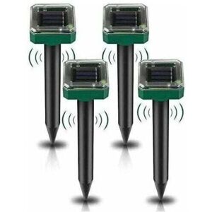 TORMATOR Set of 4 Solar Ultrasonic Repellents, Solar Mole and Mouse Repellent Outdoor for Gardens Against Moles, Voles, Gophers, Snakes or Other Rodents. TORMATOR Set of 4 Solar Ultrasonic Repellents, Solar Mole and Mouse Repellent Outdoor for Gardens Against Moles, Voles, Gophers, Snakes or Other Rodents.