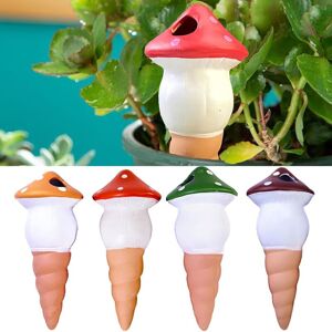 WOIYIC Set of 4 Watering Bottles, Terracotta Plant Watering Cones, Automatic Water System Drip Irrigation Stakes for Indoor and Outdoor Plants on Vacation 1 WOIYIC Set of 4 Watering Bottles, Terracotta Plant Watering Cones, Automatic Water System Drip Irrigation Stakes for Indoor and Outdoor Plants on Vacation 1