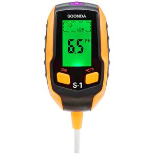Odipie - Soil ph Meter, 4-in-1 Digital Soil ph Tester, Soil Moisture Light ph Temperature Tester, Garden Tool Sets for Plant Care Odipie - Soil ph Meter, 4-in-1 Digital Soil ph Tester, Soil Moisture Light ph Temperature Tester, Garden Tool Sets for Plant Care