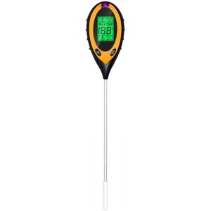 CYSLMUK Soil PH Meter, 4-in-1 Soil Moisture/Light/pH/Temperature Tester Gardening Tool Kits for Yard, Battery Included CYSLMUK Soil PH Meter, 4-in-1 Soil Moisture/Light/pH/Temperature Tester Gardening Tool Kits for Yard, Battery Included