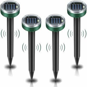 ODIPIE Solar Mole Repellent, 4pcs Ultrasonic Pest Repeller - Mole Control with IP65 Waterproof, Garden Mole Repellent Mole Repellent ODIPIE Solar Mole Repellent, 4pcs Ultrasonic Pest Repeller - Mole Control with IP65 Waterproof, Garden Mole Repellent Mole Repellent