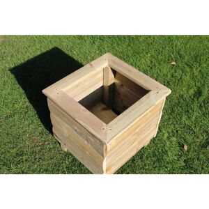 Churnet Valley - Square Planters, Wooden Garden Pot/Tub for Plants - L40 x W40 x H40 cm - Fully Assembled Churnet Valley - Square Planters, Wooden Garden Pot/Tub for Plants - L40 x W40 x H40 cm - Fully Assembled