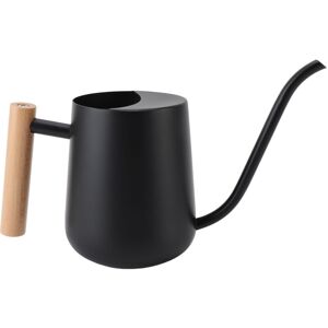 Groofoo - Stainless Steel Watering Can Modern Nordic Style Long Spout Water Can for Succulent Bonsai Garden Flower 1L Capacity Black Groofoo - Stainless Steel Watering Can Modern Nordic Style Long Spout Water Can for Succulent Bonsai Garden Flower 1L Capacity Black