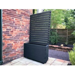 Suffolk Planter and Trellis - (Painted Wooden Planter - Choice of Colours Available) - L210 x W40 x H180 cm Suffolk Planter and Trellis - (Painted Wooden Planter - Choice of Colours Available) - L210 x W40 x H180 cm