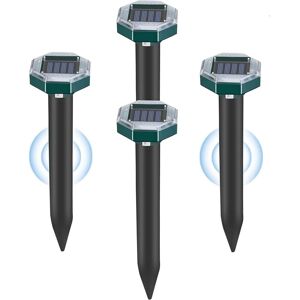 SJQKA Ultrasonic Mole Repellent, 4 Pack, Solar Ultrasonic Mole Repellent, Ultrasonic Snake Repellent, Mole Repellent, Solar Mole Repellent, Mole Repellent SJQKA Ultrasonic Mole Repellent, 4 Pack, Solar Ultrasonic Mole Repellent, Ultrasonic Snake Repellent, Mole Repellent, Solar Mole Repellent, Mole Repellent
