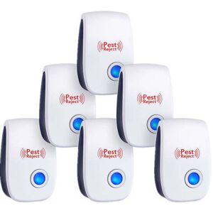 COOCHEER Ultrasonic Mouse Repeller, 6 Pack, Mosquito Repellent, Indoor Electronic Repellent for Rats, Ants, Spiders and Mosquitoes COOCHEER Ultrasonic Mouse Repeller, 6 Pack, Mosquito Repellent, Indoor Electronic Repellent for Rats, Ants, Spiders and Mosquitoes