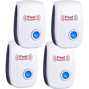 SJQKA Ultrasonic Pest Repeller, 4 Pack, Electronic Repellent for Mice, Rats, Mosquitoes, Cockroaches, Ants, Spiders and Rodents. SJQKA Ultrasonic Pest Repeller, 4 Pack, Electronic Repellent for Mice, Rats, Mosquitoes, Cockroaches, Ants, Spiders and Rodents.