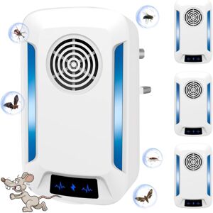 SJQKA Ultrasonic Pest Repeller (4 Pack), Powerful Mouse Repellent, Plug-in Insect Repellent, Effective Pest Control for Rats, Spiders, Cockroaches, SJQKA Ultrasonic Pest Repeller (4 Pack), Powerful Mouse Repellent, Plug-in Insect Repellent, Effective Pest Control for Rats, Spiders, Cockroaches,