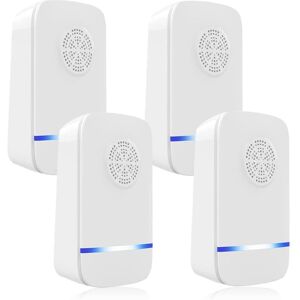 WOIYIC Ultrasonic Pest Repeller, Electronic Insect Mouse Traps 4 Pack for Indoor, Plug-in Mosquito and Spider Repellent, Effective Rat Repellent WOIYIC Ultrasonic Pest Repeller, Electronic Insect Mouse Traps 4 Pack for Indoor, Plug-in Mosquito and Spider Repellent, Effective Rat Repellent