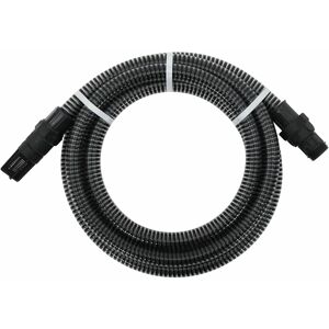 Suction Hose with PVC Connectors Black 1" 7 m PVC vidaXL Suction Hose with PVC Connectors Black 1" 7 m PVC vidaXL