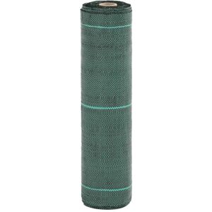 vidaXL Green 0.5 x 150 m Garden Weed Barrier Fabric - Garden Weed Barrier Fabric vidaXL Green 0.5 x 150 m Garden Weed Barrier Fabric - Garden Weed Barrier Fabric