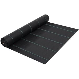 Weed & Root Control Mat Black 1x100 m pp Vidaxl Weed & Root Control Mat Black 1x100 m pp Vidaxl