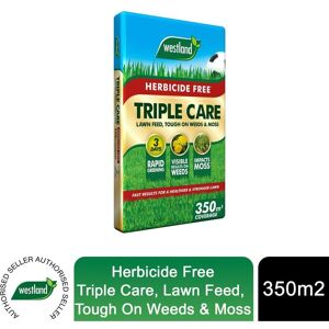 Westland Herbicide Free Triple Care Lawn Feed - 350 sqm Westland Herbicide Free Triple Care Lawn Feed - 350 sqm