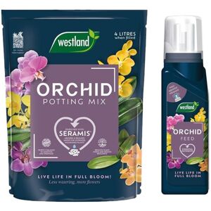 Westland - Orchid Potting Mix Compost Indoor Plant 4 Litres & Feed Concentrate Westland - Orchid Potting Mix Compost Indoor Plant 4 Litres & Feed Concentrate