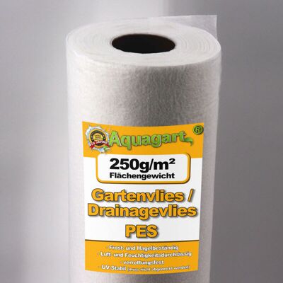 AQUAGART - 120m² geotextile fabric - UV resistant, 250g/m² AQUAGART - 120m² geotextile fabric - UV resistant, 250g/m²